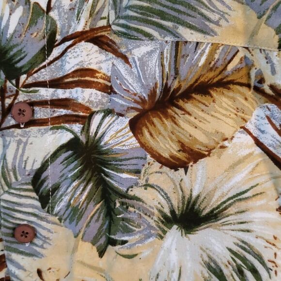 EUC Northcrest Hawaiian Style Button Down Shirt XL - Picture 3 of 5